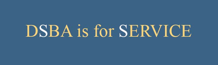 dsba is for SERVICE banner