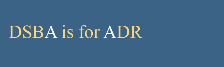dsba is for ADR banner
